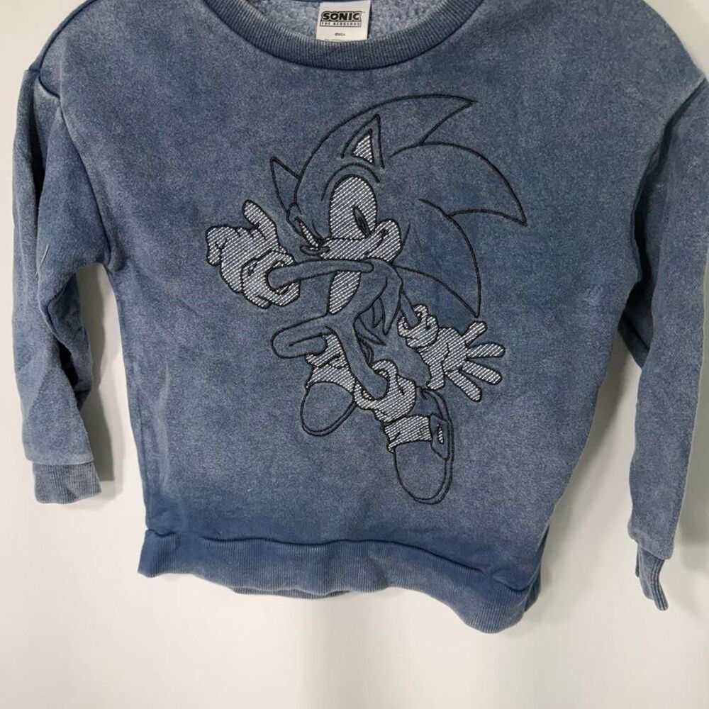 Unbranded Women's Blue and Grey Sweatshirt